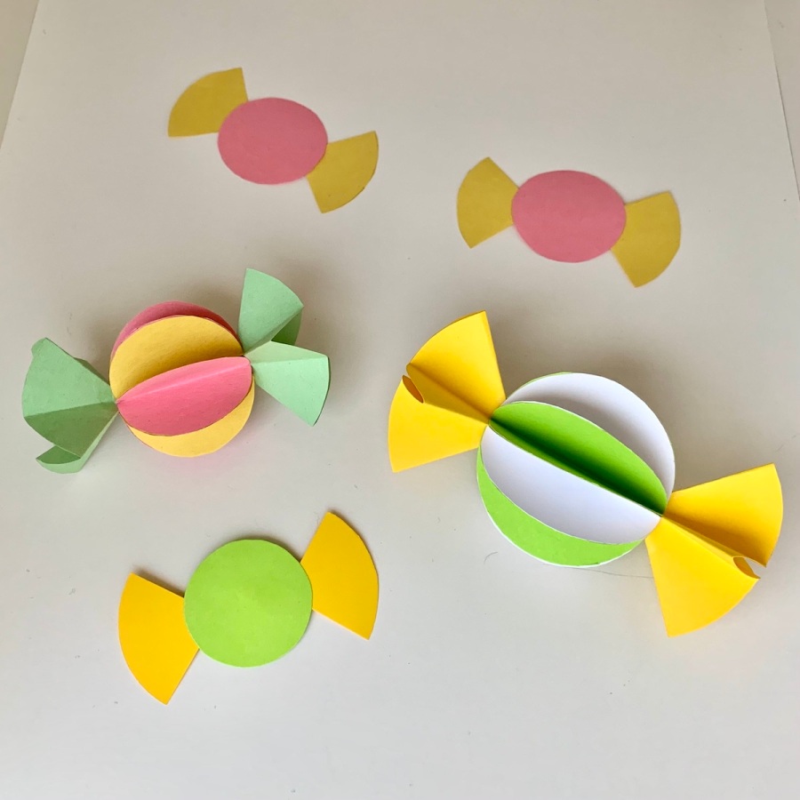 Cute Paper Candy Crafts | 簡易又可愛的紙糖果