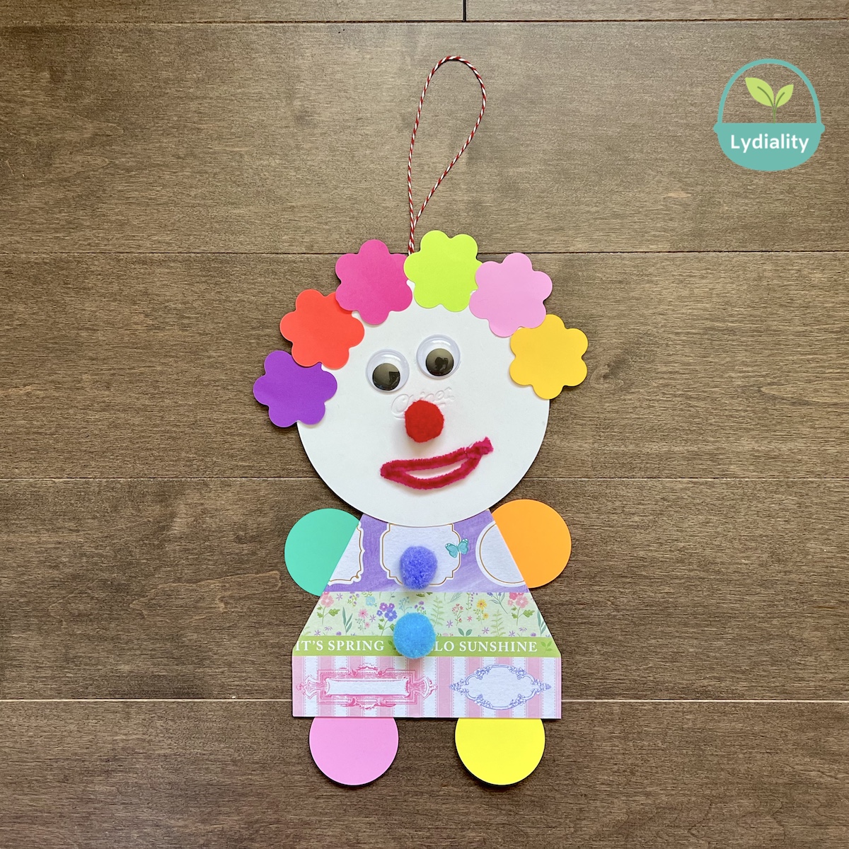 Easy Clown Craft Idea For Kids | 兒童簡易小丑手工勞作